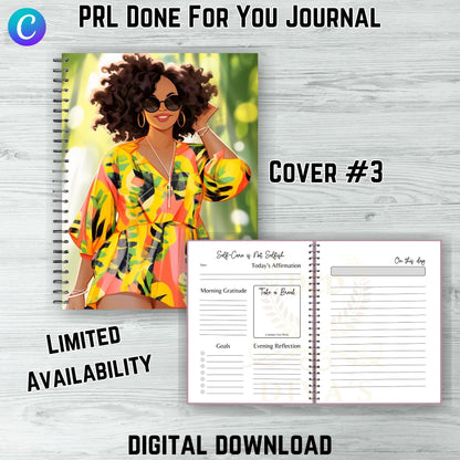 DFY Journal | Includes a Small Business Commercial Use License| Canva Template| Done For Your Journal| Clipart| Limited Quality|