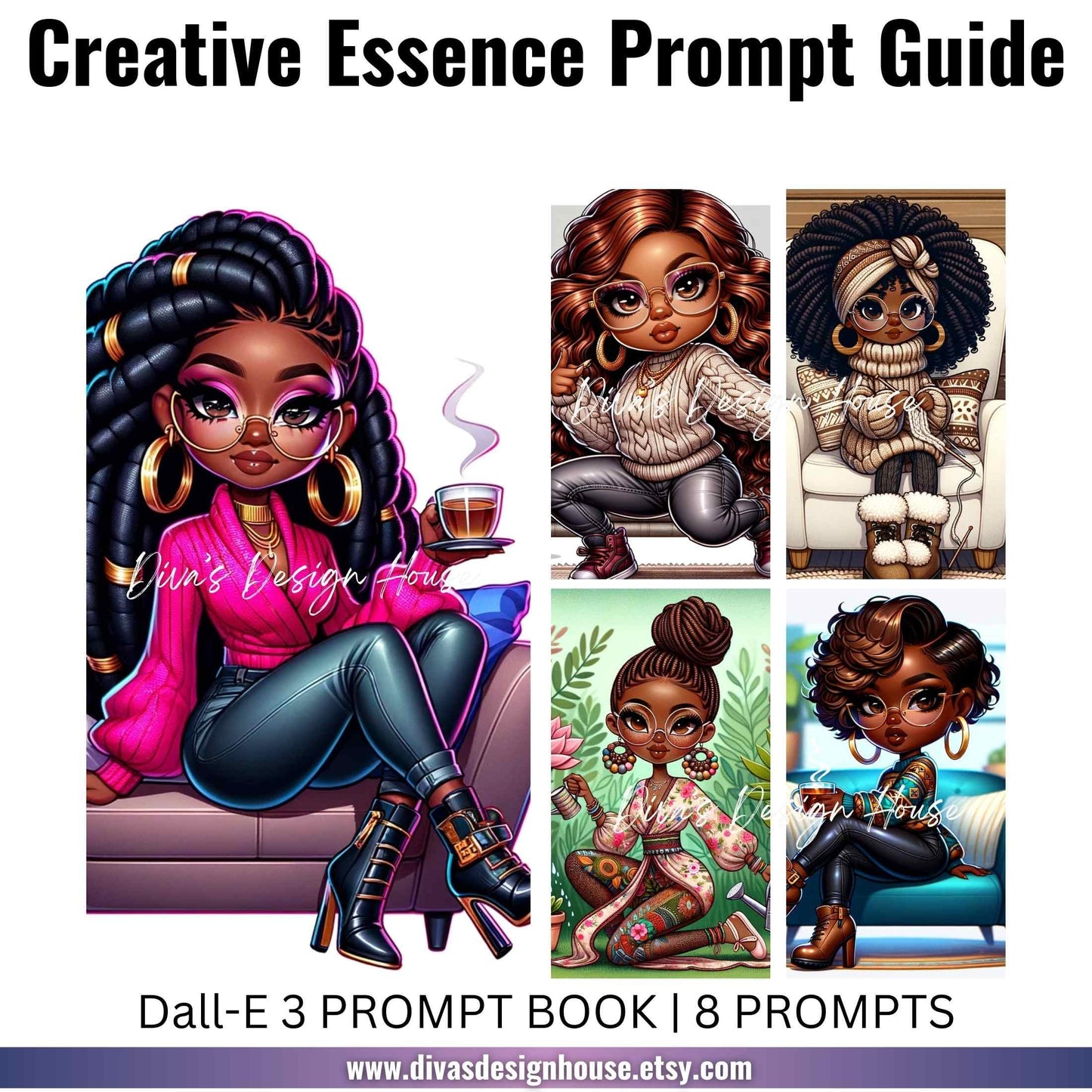 Creative Essence Art Prompt Guide| Includes a ChatGPT Prompt to Help Your Created Unlimited Prompts | Midjourney| Chat GPT Dalle3| PDF