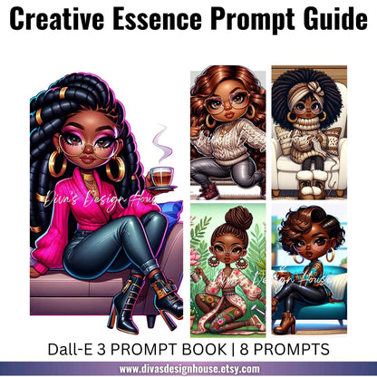 Creative Essence Art Prompt Guide| Includes a ChatGPT Prompt to Help Your Created Unlimited Prompts | Midjourney| Chat GPT Dalle3| PDF