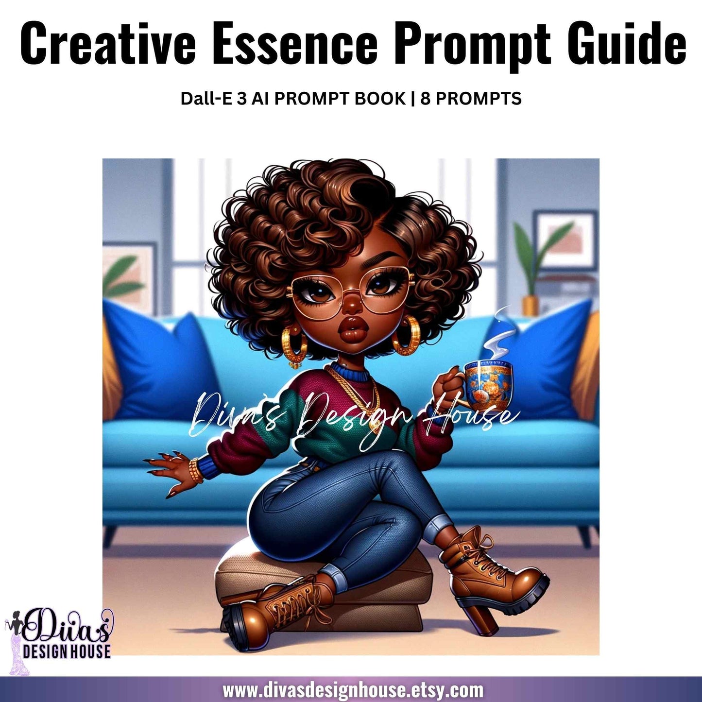 Creative Essence Art Prompt Guide| Includes a ChatGPT Prompt to Help Your Created Unlimited Prompts | Midjourney| Chat GPT Dalle3| PDF